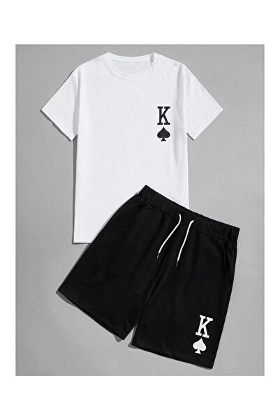 ZEMLİYA VONIX Unisex Oversize Σετ με Σορτς και Κοντομάνικο Μπλουζάκι Άνετη Εφ...