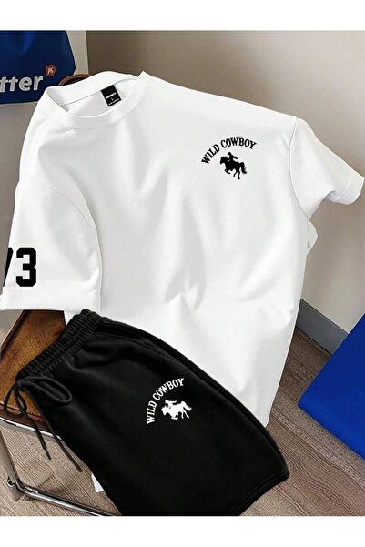 ZEMLİYA VONIX Unisex Oversize Σετ με Σορτς και Κοντομάνικο Μπλουζάκι Άνετη Εφ...