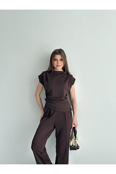 queencity ΓΥΝΑΙΚΕΙΟ ΣΕΤ ΔΙΠΛΟ ΑΠΟ ΥΦΑΣΜΑ MODAL ΜΕ ΛΕΠΤΟΜΕΡΕΙΕΣ ΚΟΥΜΠΩΜΑΤΩΝ