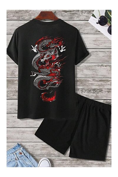 ZEMLİYA VONIX Unisex Oversize Σετ με Σορτς και Κοντομάνικο Μπλουζάκι Άνετη Εφ...