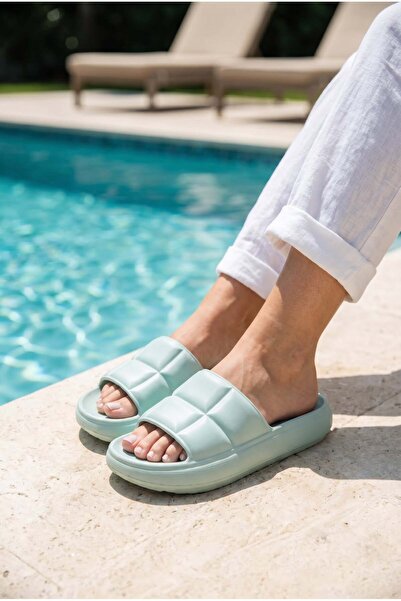 Shoebuo Γυναικείες εξαιρετικά ελαφριές καλοκαιρινές παντόφλες Garden Sea Beac...