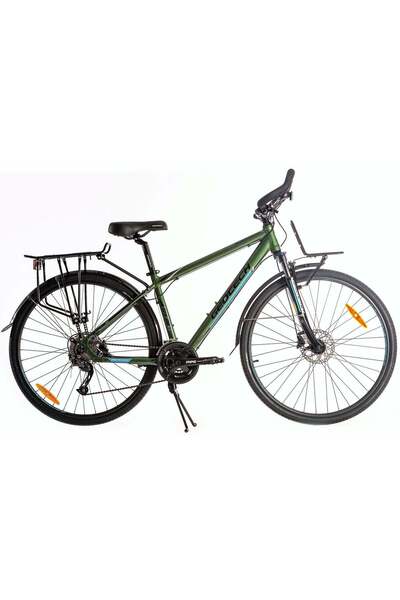 EMİNMOTOR Geotech Life 28 2.0 28 Jant 27 Vites HD Şehir Tur Bisikleti - Yeşil