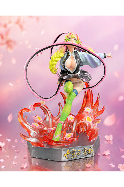 Wonderful Life Mitsuri Kanroji Figür 22 cm Demon Slayer Kimetsu No Yaiba Kutu...