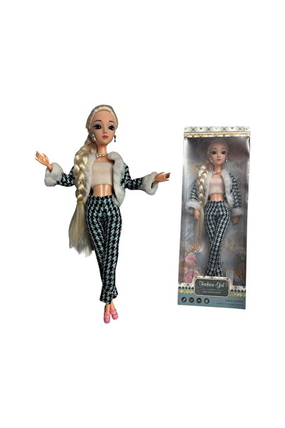 ADIRI SHOP Κούκλα Μόδας Κορίτσι με Ευλύγιστες Αρθρώσεις, Αφαιρούμενα Ρούχα κα...