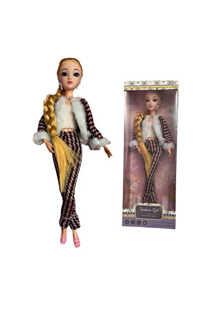 ADIRI SHOP Păpușă Fashion Girl cu Articulații Flexibile, Haine Detașabile și ...