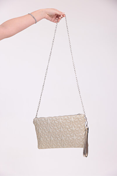 CELESTIAL COLLECTION Πορτφόλιο Star & Τσάντα Clutch με Αστεράτο Σχέδιο
