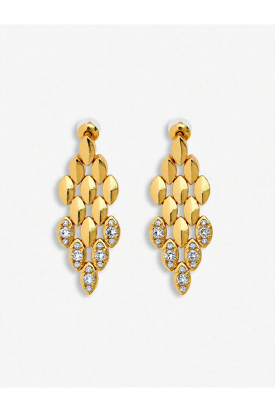 GOLDURA ATELIER أقراط لوميرا الذهبية