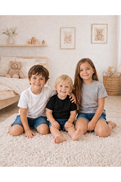 Drop Kids Dječja bebi majica prevelikog kroja, osnovni set od 3 komada