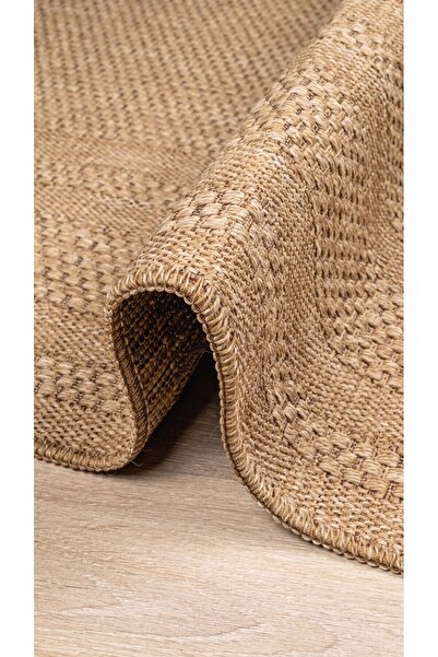 Empressco Yıkanabilir Jüt Sisal Halı, İç ve Dış Mekan, Kaymaz Taban, Bahçe, B...