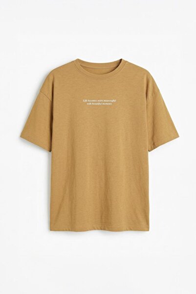 BSL Basic Baskılı Oversize Tshirt