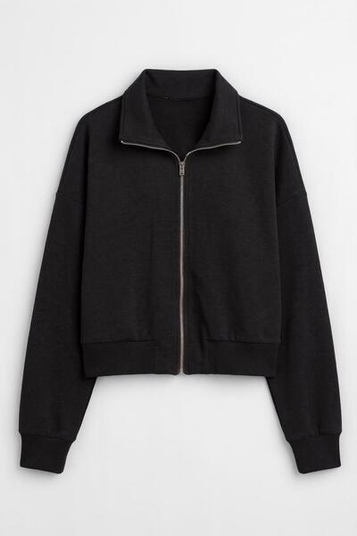 BSL Fermuarlı Sweatshirt