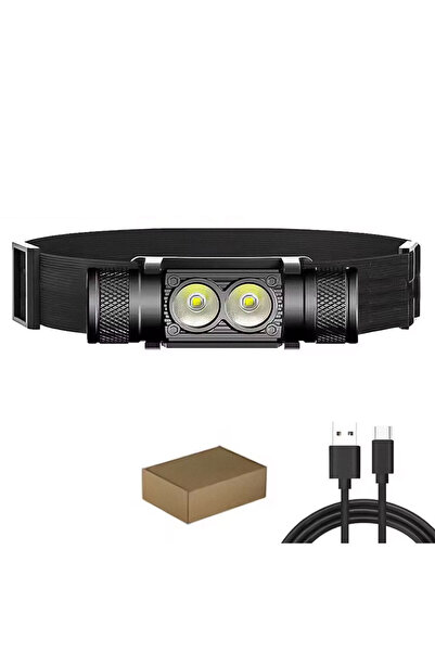 choice2 مصباح أمامي LED جديد بدون بطارية من نوع C USB للصيد والتخييم يعمل ببط...