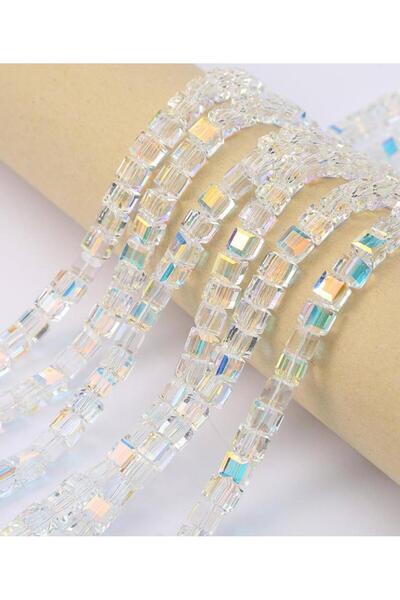 yiğit aksesuar 1 Σειρά (100 τεμάχια) 6 χιλιοστά Κρυστάλλινες γυάλινες χάντρες...