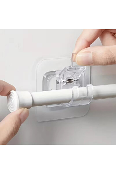 Livenda Multi-Purpose Adhesive Cable and Mop Holder with Clamps