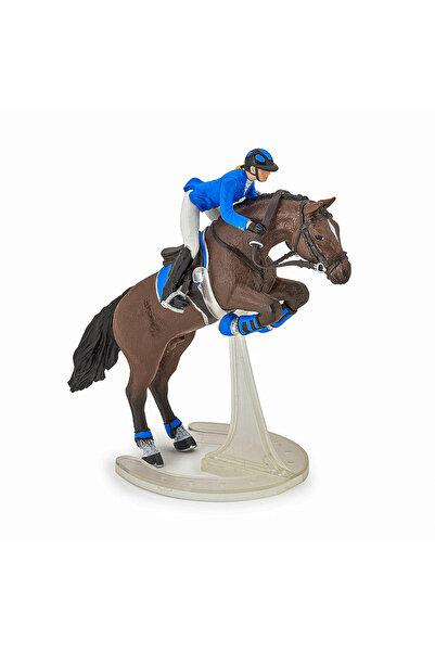 Papo JUMPING HORSE FIGURINE WITH JOKER