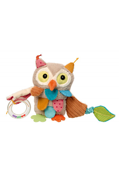 Sigikid Plush sensory toy with activities and vibrations Owl, PlayQ