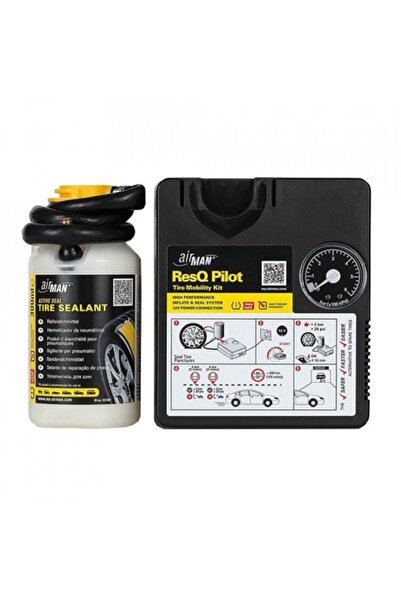 VAGAUTO AIRMAN Kit de reparații anvelope cu compresor și soluție de etanșare