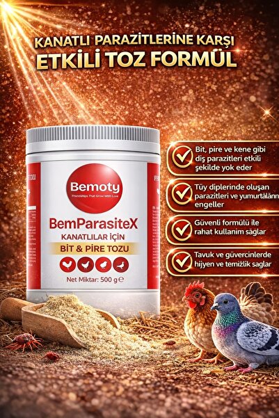 BEMOTY BEMPARASİTEX TOZ BİT YEM PREMİKSİ 500 GR