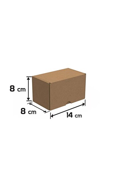 Packanya 14x8x8- 25 Adet Kilitli E Ticaret Karton Kargo Kutusu