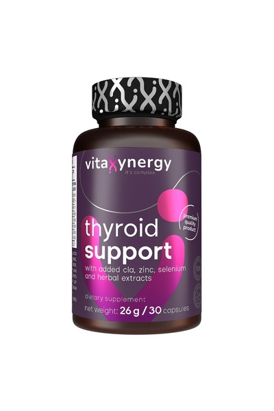 VITAXYNERGY Подкрепа за щитовидната жлеза, хранителна добавка, 30 капсули, 1 бр.