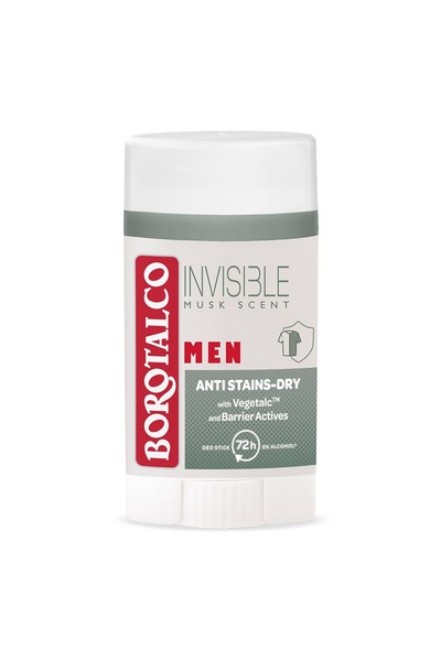 Borotalco Men Invisible, stick, 40 ml