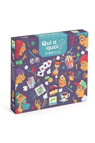 djeco Joc cooperativ de logica Qui-à-quoi?