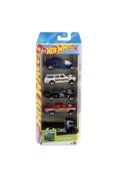 mattel КОМПЛЕКТ ОТ 5 КОЛИ HOT WHEELS HW GASSERS