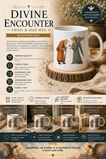Rabona Fashion Divine Encounter – Angel & Sage Mug