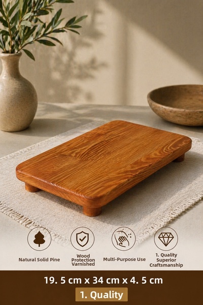 Prusias Wood 1. Quality Solid Wood Stand – Kitchen Organizer, Cheese Serving ...