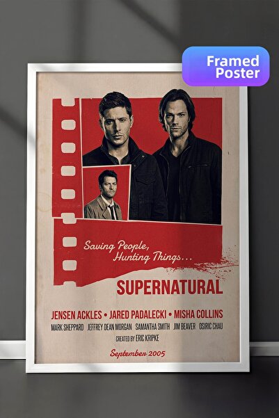 Postifull Υπερφυσική αφίσα με λευκό πλαίσιο, ζωγραφική για τον κινηματογράφο ...