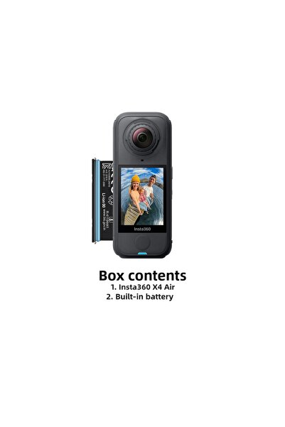 Insta360 Κάμερα Βίντεο Σπορ X4 Air Βασικό Πακέτο Μαύρο Γραφίτη