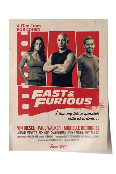 Postifull Αφίσα Fast & Furious, Αφίσες Ταινιών και Τηλεοπτικών Σειρών, Αφίσες...