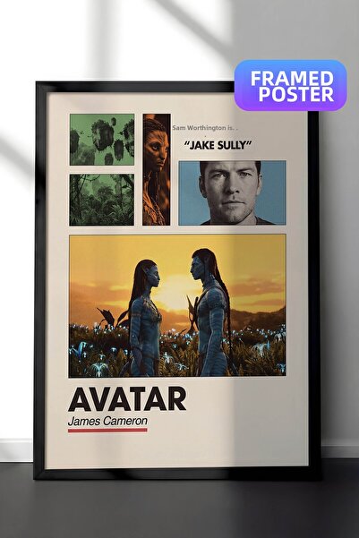 Postifull Αφίσα Avatar με μαύρο πλαίσιο, Πίνακας Κινηματογράφου και Τηλεοπτικ...