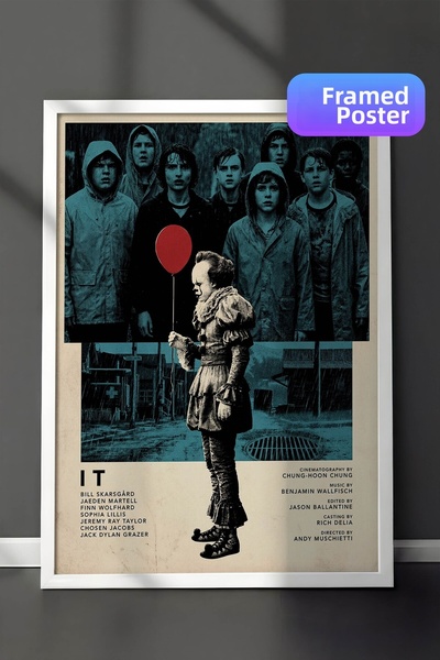 Postifull Αφίσα με λευκό πλαίσιο, Πίνακας Κινηματογράφου και Τηλεοπτικών Σειρ...