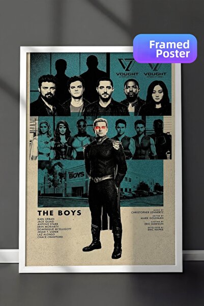 Postifull Αφίσα The Boys με λευκό πλαίσιο, Πίνακας κινηματογράφου και τηλεοπτ...