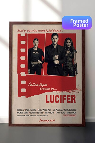 Postifull Αφίσα με κορνίζα Lucifer Brown, Πίνακας Κινηματογράφου και Τηλεοπτι...