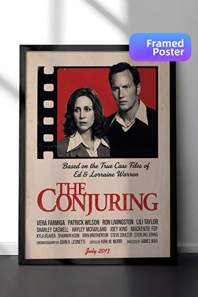 Postifull Η αφίσα The Conjuring με μαύρο πλαίσιο, Πίνακας Κινηματογράφου και ...