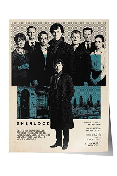Postifull Αφίσα Σέρλοκ, Αφίσες ζωγραφικής τέχνης για κινηματογράφο και τηλεοπ...