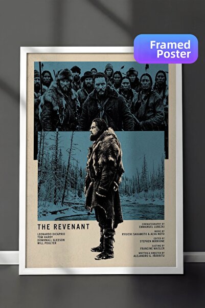 Postifull Η αφίσα The Revenant με λευκό πλαίσιο, Πίνακας Κινηματογράφου και Τ...