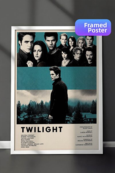 Postifull Αφίσα με λευκό πλαίσιο Twilight, Πίνακας Κινηματογράφου και Τηλεοπτ...