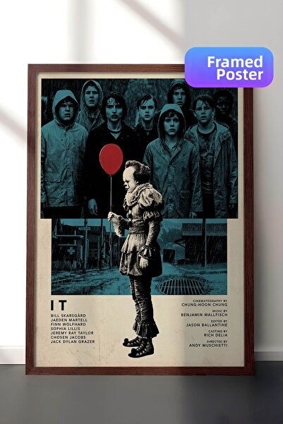 Postifull Αφίσα με καφέ πλαίσιο, Πίνακας Κινηματογράφου και Τηλεοπτικών Σειρώ...