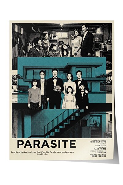 Postifull Αφίσα του Parasite, Αφίσες ζωγραφισμένων σχεδίων για ταινίες και τη...