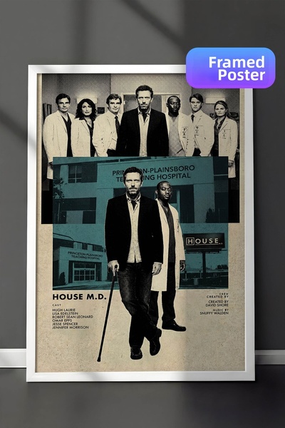 Postifull Αφίσα με λευκό πλαίσιο για το σπίτι, Πίνακας κινηματογράφου και τηλ...