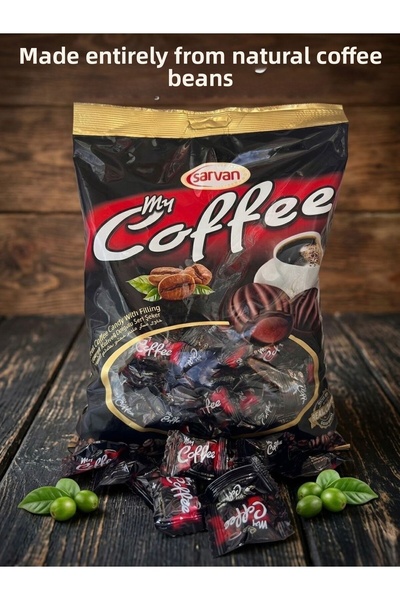 Sarvan Mycoffee 800Gr Coffee Flavored Bonbon Sugar for Holidays, Treats, Gifts