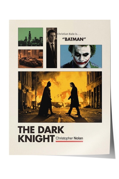 Postifull Αφίσα του Σκοτεινού Ιππότη, Αφίσες ζωγραφικής τέχνης από τον κινημα...