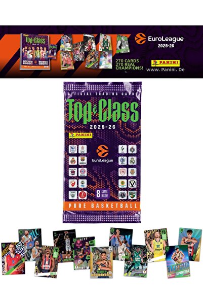 Next Plus Licensed Top Class Pure Basketball 2026 New Season 1 Pack (8 Cards)...