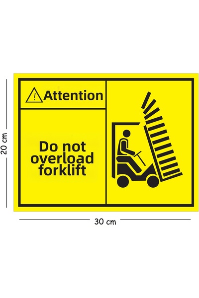 Mayeka لافتة تحذير معدنية من Metal Caution للسلامة في العمل، مقاس 20x30 سم، A...