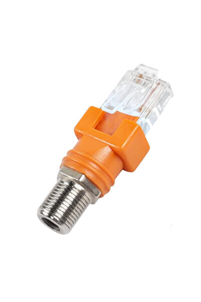 Motorobit RJ45 Erkek - F Dişi Dönüştürücü Konnektör