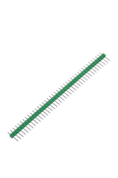 Genel Markalar 1x40 Erkek Header 40 Pin 2.54mm 180 Derece - Yeşil