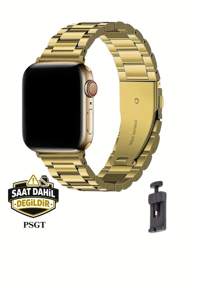 PSGT Watch Uyumlu ( 38/40/41MM) Ve Seri10 ve 11(42MM) Paslanmaz Çelik Modernfit